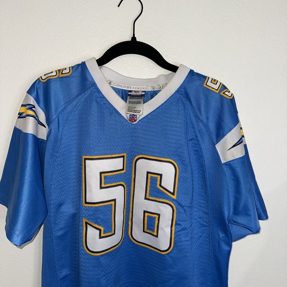NFL San Diego‎ Chargers Shawn Merriman #56 Size Xl  Blue Rbk - Picture 2 of 9